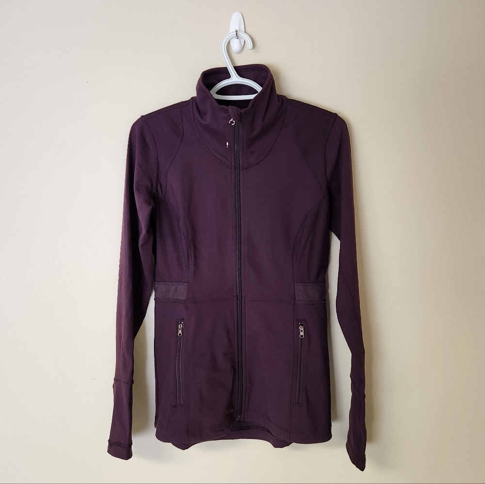 CALIA by Carrie Underwood Plum Full-Zip Active Jacket